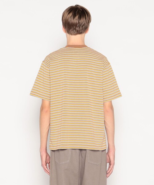 DANTON(ダントン)の「MEN'S STRIPE SHORT SLEEVE POCKET T-SHIRT(Tシャツ/カットソー・メンズ・A/ブラック系その他/C/B/ブルー系その他5・M/XL/L/XXL/S)」の20枚目の写真