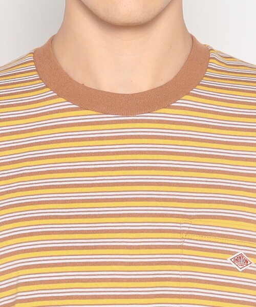 DANTON(ダントン)の「MEN'S STRIPE SHORT SLEEVE POCKET T-SHIRT(Tシャツ/カットソー・メンズ・A/ブラック系その他/C/B/ブルー系その他5・M/XL/L/XXL/S)」の16枚目の写真