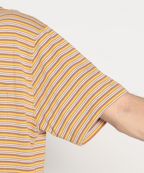 DANTON(ダントン)の「MEN'S STRIPE SHORT SLEEVE POCKET T-SHIRT(Tシャツ/カットソー・メンズ・A/ブラック系その他/C/B/ブルー系その他5・M/XL/L/XXL/S)」の18枚目の写真
