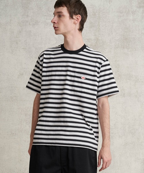 DANTON(ダントン)の「MEN'S STRIPE SHORT SLEEVE POCKET T-SHIRT(Tシャツ/カットソー・メンズ・A/ブラック系その他/C/B/ブルー系その他5・M/XL/L/XXL/S)」の15枚目の写真