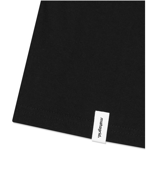 MAHAGRID(マハグリッド)の「『mahagrid/マハグリッド』CURVED LOGO TEE/カーブロゴ 半袖 カットソー(Tシャツ/カットソー・レディース・パープル/ブラック/ホワイト・M/L/XL)」の13枚目の写真