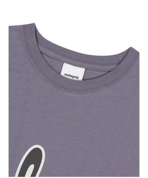 MAHAGRID(マハグリッド)の「『mahagrid/マハグリッド』CURVED LOGO TEE/カーブロゴ 半袖 カットソー(Tシャツ/カットソー・レディース・パープル/ブラック/ホワイト・M/L/XL)」の14枚目の写真