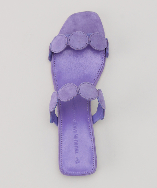 Noble（ノーブル）の「【TSURU by MARIKO OIKAWA】 Relief（サンダル・レディース・ブラック/パープル・36/38/37）」の5枚目の写真