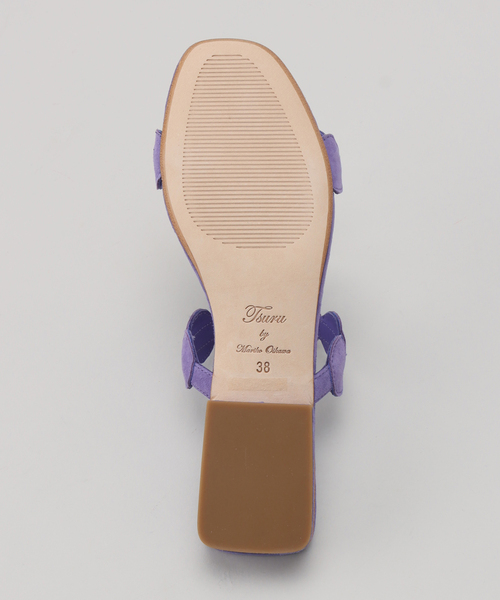 Noble（ノーブル）の「【TSURU by MARIKO OIKAWA】 Relief（サンダル・レディース・ブラック/パープル・36/38/37）」の10枚目の写真