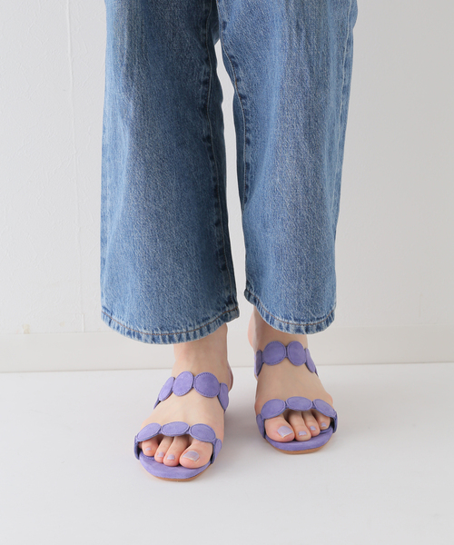 Noble（ノーブル）の「【TSURU by MARIKO OIKAWA】 Relief（サンダル・レディース・ブラック/パープル・36/38/37）」の12枚目の写真