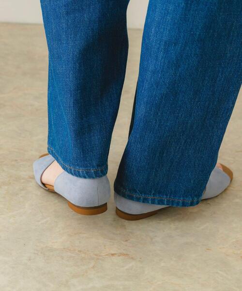 RODE SKO(ロデスコ)の「『MADE IN JAPAN』セパレートフラットサンダル(サンダル・レディース・ブラック/ライトブルー/アイボリー・36/37/38)」の4枚目の写真