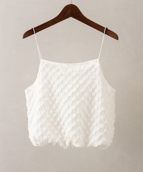SpRay（スプレイ）の「ふくれバルーンキャミソール（キャミソール・レディース・ホワイト/ライトグリーン/ライトブルー/ブラック・FREE）」の9枚目の写真