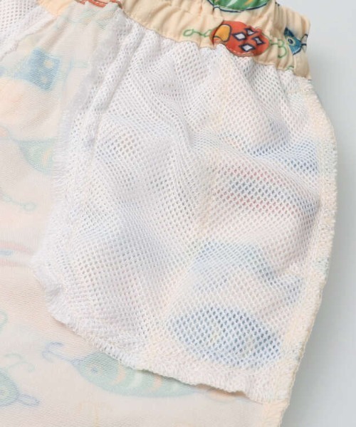 セール】水陸両用お魚ルアー柄6分丈ハーフパンツ（その他パンツ