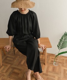 リネンギャザーオールインワン