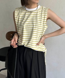 マチ付タックスリーブTシャツ
