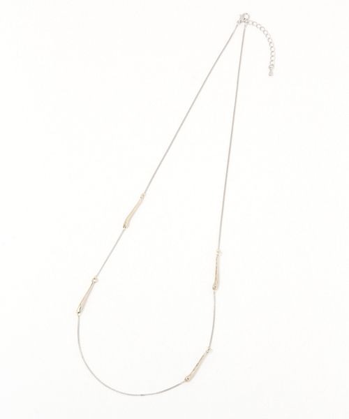 mysty woman（ミスティウーマン）の「キリカエロングネックレス 199607（ネックレス・レディース・シルバー/ゴールド・FREE）」の6枚目の写真
