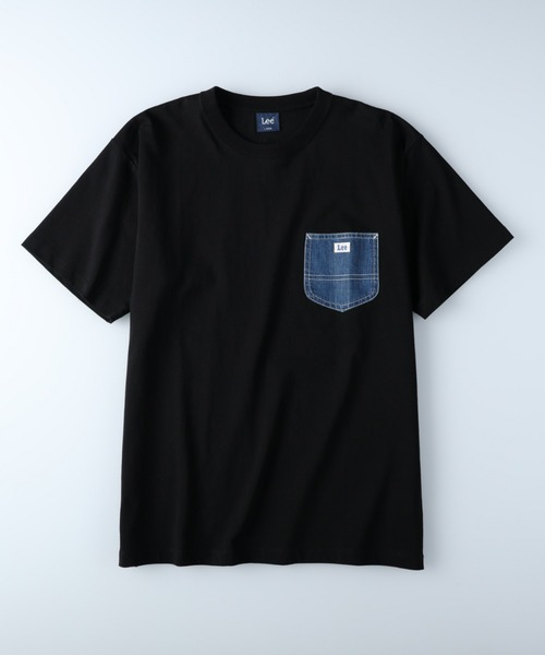 Lee（リー）の「【Lee】デニムポケットＴ（Tシャツ/カットソー・メンズ・ブラック・M/L/XL）」の10枚目の写真