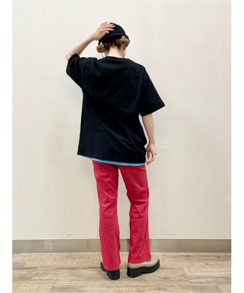 Lee（リー）の「【Lee】デニムポケットＴ（Tシャツ/カットソー・メンズ・ブラック・M/L/XL）」の13枚目の写真