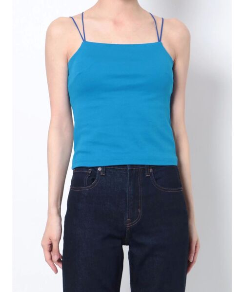 MURUA(ムルーア)の「クロスストラップキャミソール(カップ付き)(Tシャツ/カットソー・レディース・ホワイト/ブラック/ブルー・FREE)」の16枚目の写真