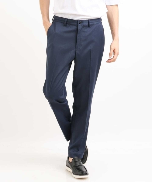 a.v.v(アーヴェヴェ)の「【軽撥水/接触冷感】スマートスラックス(アンクル丈)(スラックス・メンズ・グレー/ネイビー/ブラック/ブルー・44/46/50/48/52)」の4枚目の写真