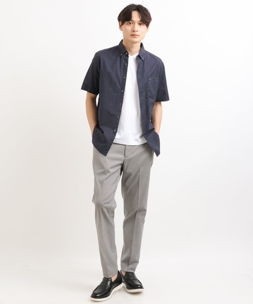 a.v.v(アーヴェヴェ)の「【軽撥水/接触冷感】スマートスラックス(アンクル丈)(スラックス・メンズ・グレー/ネイビー/ブラック/ブルー・44/46/50/48/52)」の20枚目の写真