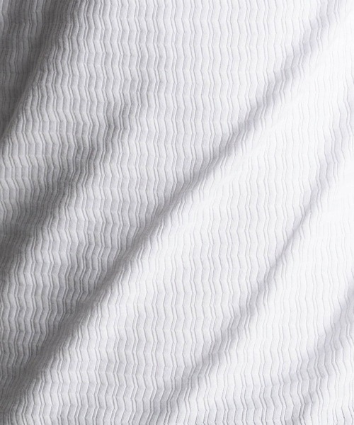 【WEB限定商品】変形針抜ショートレギュラーカラーポロシャツ（ポロシャツ）｜HIDEAWAYS NICOLE（ハイダウェイニコル）