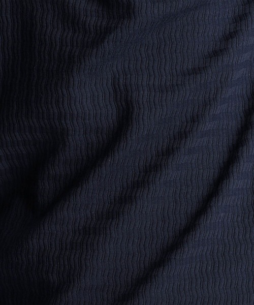 【WEB限定商品】変形針抜ショートレギュラーカラーポロシャツ（ポロシャツ）｜HIDEAWAYS NICOLE（ハイダウェイニコル）