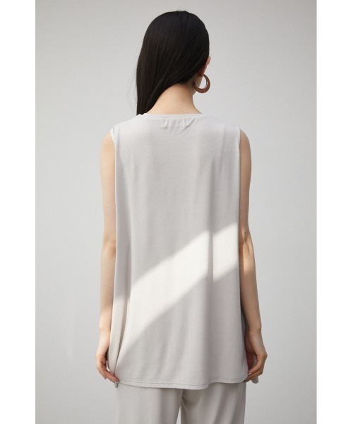 AZUL by moussy（アズールバイマウジー）の「【トライファンクション】 ICE CLEAN SLEEVELESS TOPS/アイスクリーンスリーブレストップス（Tシャツ/カットソー・レディース・ライトグレー/ブラック/ライトグリーン・SMALL/MEDIUM）」の18枚目の写真