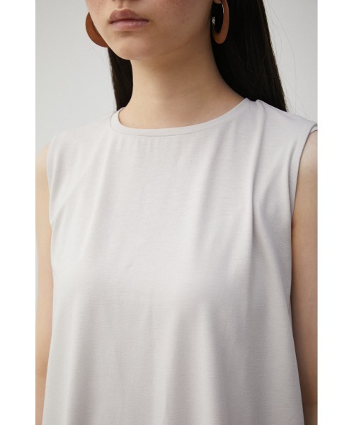 AZUL by moussy（アズールバイマウジー）の「【トライファンクション】 ICE CLEAN SLEEVELESS TOPS/アイスクリーンスリーブレストップス（Tシャツ/カットソー・レディース・ライトグレー/ブラック/ライトグリーン・SMALL/MEDIUM）」の19枚目の写真