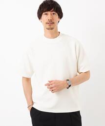 green label relaxing | GIZAコットン リップル ワイドカラー Tシャツ(Tシャツ/カットソー)