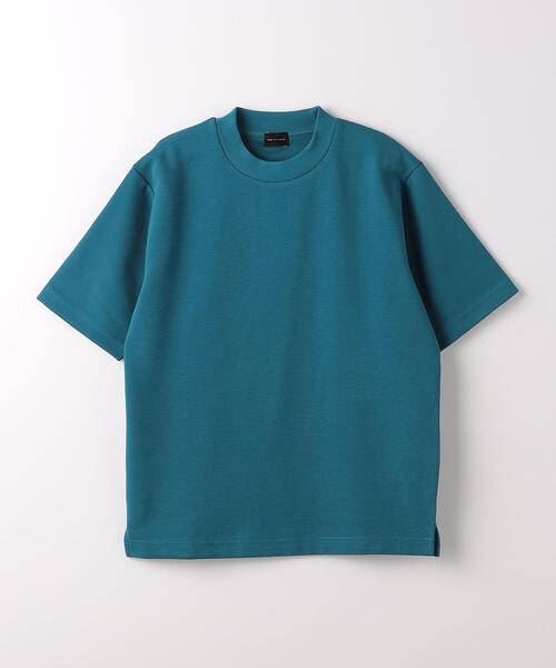 green label relaxing（グリーンレーベルリラクシング）の「GIZAコットン リップル ワイドカラー Tシャツ（Tシャツ/カットソー・メンズ・ターコイズブルー/ホワイト/ライトグレー・L/XL/S/M）」の10枚目の写真