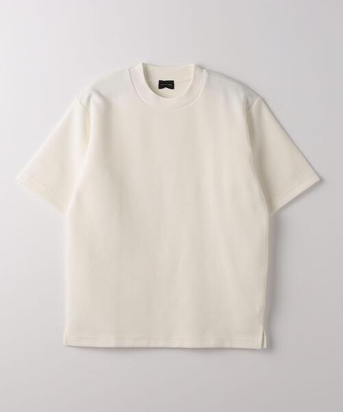 green label relaxing（グリーンレーベルリラクシング）の「GIZAコットン リップル ワイドカラー Tシャツ（Tシャツ/カットソー・メンズ・ターコイズブルー/ホワイト/ライトグレー・L/XL/S/M）」の16枚目の写真