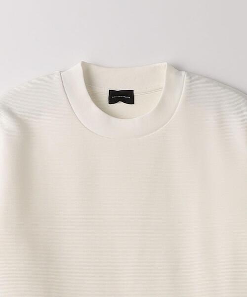 green label relaxing（グリーンレーベルリラクシング）の「GIZAコットン リップル ワイドカラー Tシャツ（Tシャツ/カットソー・メンズ・ターコイズブルー/ホワイト/ライトグレー・L/XL/S/M）」の18枚目の写真