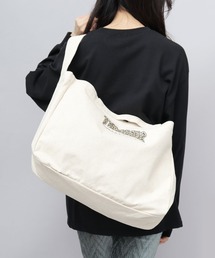 THRASHER | キャンバス ショルダーバッグ ハンドル付き (GONZ・マグロゴ)(ショルダーバッグ)