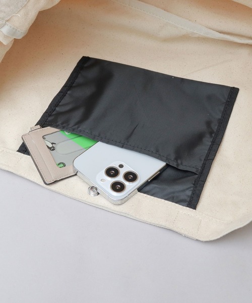 THRASHER（スラッシャー）の「キャンバス ショルダーバッグ ハンドル付き （GONZ・マグロゴ）（ショルダーバッグ・メンズ・オフホワイト/ブラック/ホワイト系その他/ブラック系その他・FREE）」の11枚目の写真