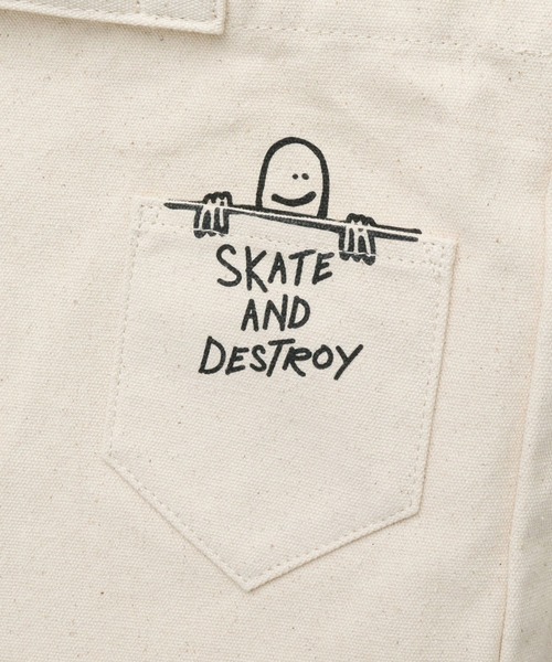 THRASHER（スラッシャー）の「キャンバス ショルダーバッグ ハンドル付き （GONZ・マグロゴ）（ショルダーバッグ・メンズ・オフホワイト/ブラック/ホワイト系その他/ブラック系その他・FREE）」の14枚目の写真