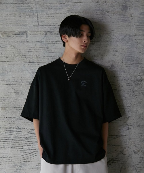 iisy（イージー）の「iisy / TAKE IT iisy POP PCプリントルーズハーフスリーブTシャツ（Tシャツ/カットソー・メンズ・ホワイト/ブラック/ピンク・S/M/L）」の21枚目の写真