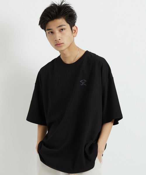 iisy（イージー）の「iisy / TAKE IT iisy POP PCプリントルーズハーフスリーブTシャツ（Tシャツ/カットソー・メンズ・ホワイト/ブラック/ピンク・S/M/L）」の6枚目の写真