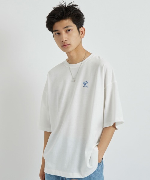 iisy（イージー）の「iisy / TAKE IT iisy POP PCプリントルーズハーフスリーブTシャツ（Tシャツ/カットソー・メンズ・ホワイト/ブラック/ピンク・S/M/L）」の8枚目の写真