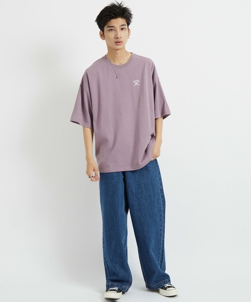 iisy（イージー）の「iisy / TAKE IT iisy POP PCプリントルーズハーフスリーブTシャツ（Tシャツ/カットソー・メンズ・ホワイト/ブラック/ピンク・S/M/L）」の16枚目の写真