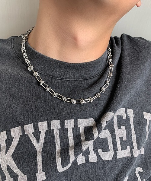 Ressaca(レサーカ)の「チェーンチョーカーネックレス(ネックレス・メンズ・シルバー・FREE)」の5枚目の写真