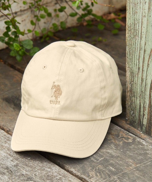 U.S. POLO ASSN.(ユーエスポロアッスン)の「U.S. POLO ASSN. /ユーエスポロアッスン 別注 ロゴ刺繍 ツイルキャップ(キャップ・メンズ・ベージュ/ネイビー/ブラック/アイボリー・FREE)」の9枚目の写真