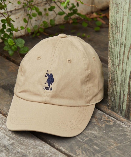 U.S. POLO ASSN.(ユーエスポロアッスン)の「U.S. POLO ASSN. /ユーエスポロアッスン 別注 ロゴ刺繍 ツイルキャップ(キャップ・メンズ・ベージュ/ネイビー/ブラック/アイボリー・FREE)」の7枚目の写真