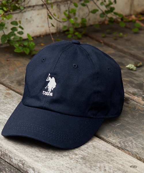 U.S. POLO ASSN.(ユーエスポロアッスン)の「U.S. POLO ASSN. /ユーエスポロアッスン 別注 ロゴ刺繍 ツイルキャップ(キャップ・メンズ・ベージュ/ネイビー/ブラック/アイボリー・FREE)」の8枚目の写真