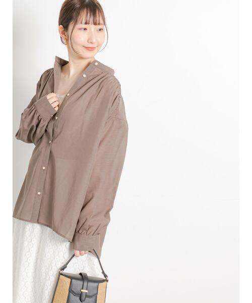 Te chichi TERRASSE（テチチテラス）の「ナローストラップカップ付キャミソール（キャミソール・レディース・モカ/ブラック/オフホワイト・F）」の6枚目の写真