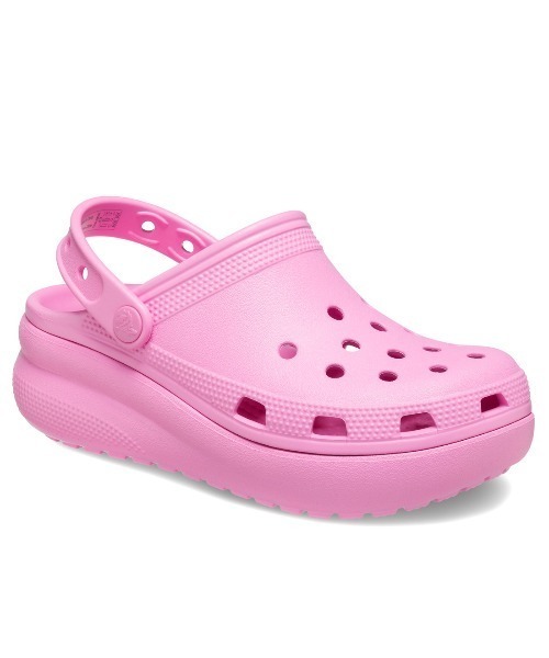 crocs（クロックス）の「crocs Cutie Crush Clog K  / クロックス キューティー クラッシュ クロッグ キッズ（サンダル・キッズ・ピンク/ブラック/ホワイト・18.5cm/23.0cm/19.0cm/20.0cm/21.0cm/24.0cm/19.5cm/22.0cm/18.0cm）」の3枚目の写真