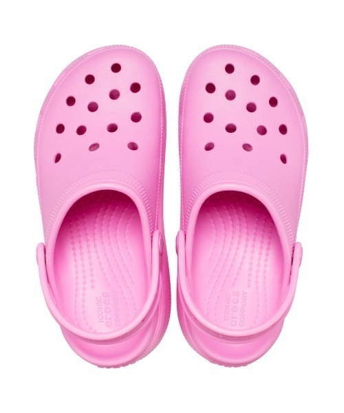 crocs（クロックス）の「crocs Cutie Crush Clog K  / クロックス キューティー クラッシュ クロッグ キッズ（サンダル・キッズ・ピンク/ブラック/ホワイト・18.5cm/23.0cm/19.0cm/20.0cm/21.0cm/24.0cm/19.5cm/22.0cm/18.0cm）」の16枚目の写真