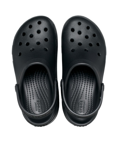 crocs（クロックス）の「crocs Cutie Crush Clog K  / クロックス キューティー クラッシュ クロッグ キッズ（サンダル・キッズ・ピンク/ブラック/ホワイト・18.5cm/23.0cm/19.0cm/20.0cm/21.0cm/24.0cm/19.5cm/22.0cm/18.0cm）」の7枚目の写真