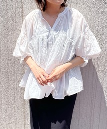 LOWRYS FARM | コットンボイルスキッパーブラウス　960898(シャツ/ブラウス)