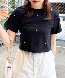 ラインストーン付Tシャツ