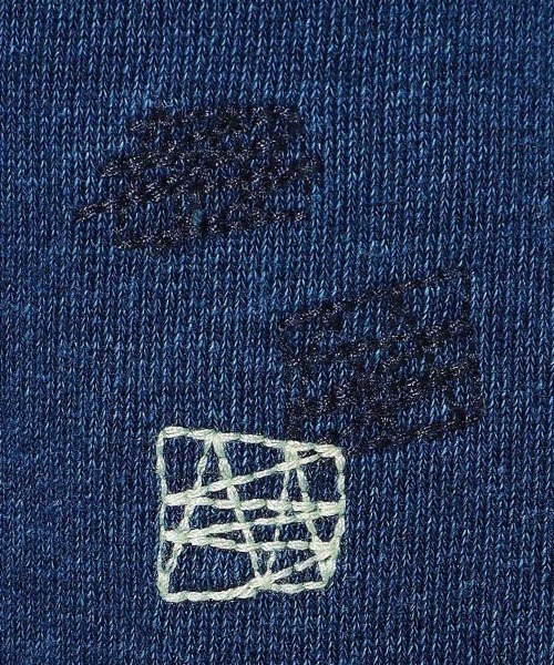 SCOTCH&SODA（スコッチアンドソーダ）の「【SCOTCH & SODA】Repair stitch sweatshirt（スウェット・メンズ・ネイビー・M）」の2枚目の写真