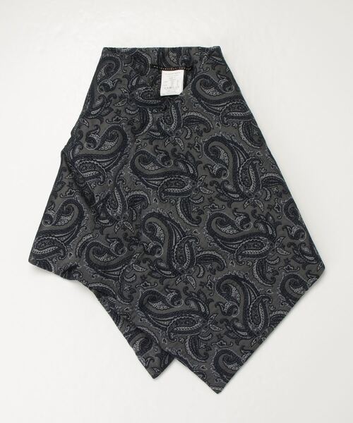 my beautiful landlet(マイビューティフルランドレット)の「【my beautiful landlet】 PAISLEY PATTERN JACQUARD DOWN STOLE(ストール/ショール・メンズ・ネイビー/ベージュ・FREE)」の7枚目の写真
