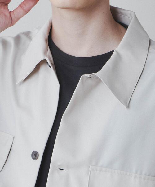 LUCY(ルーシー)の「LUCY/【セットアップ対応】TR フラップポケットBIGシャツ(シャツ/ブラウス・メンズ・ブラック/アイボリー/ブルー・MEDIUM/LARGE)」の7枚目の写真