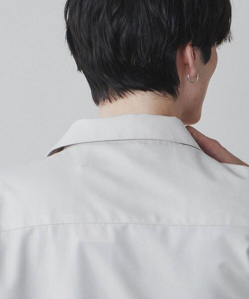 LUCY(ルーシー)の「LUCY/【セットアップ対応】TR フラップポケットBIGシャツ(シャツ/ブラウス・メンズ・ブラック/アイボリー/ブルー・MEDIUM/LARGE)」の10枚目の写真