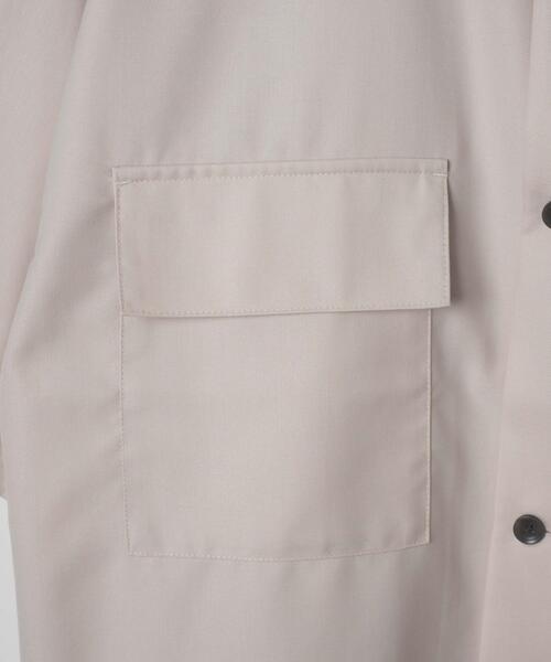 LUCY(ルーシー)の「LUCY/【セットアップ対応】TR フラップポケットBIGシャツ(シャツ/ブラウス・メンズ・ブラック/アイボリー/ブルー・MEDIUM/LARGE)」の21枚目の写真